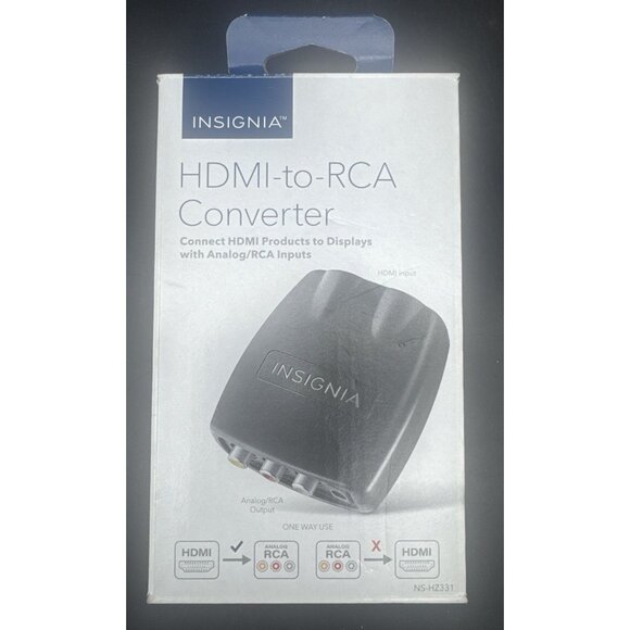 Insignia HDMI to RCA Converter NS-HZ331 Connect HDMI Products To Displays New - Picture 1 of 4